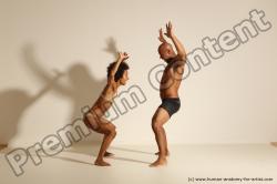 African dance reference poses of Holly & Ron