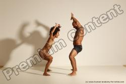 African dance reference poses of Holly & Ron