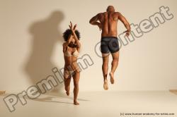 African dance reference poses of Holly & Ron