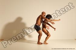 African dance reference poses of Holly & Ron