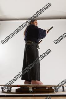 Fighting reference poses Yasuke