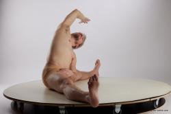 Underwear Man White Sitting poses - simple Athletic Short Grey Sitting poses - ALL Standard Photoshoot Academic