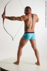 Underwear Man White Standing poses - ALL Athletic Short Brown Standing poses - simple Standard Photoshoot Academic