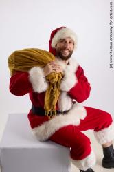 Man White Sitting poses - simple Muscular Short Brown Sitting poses - ALL Standard Photoshoot Academic